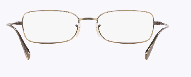 Oliver Peoples Aronson OV1253 5284 Antique Gold Rectangular Men's Eyeglasses