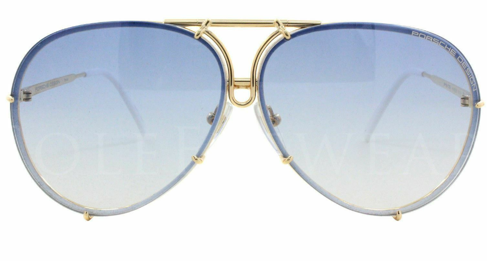 Porsche Design P8478 W Yellow Gold Gradient Men's Sunglasses