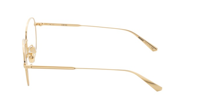 Christian Dior GEM DIORO SU A800 Gold Square Women's Eyeglasses