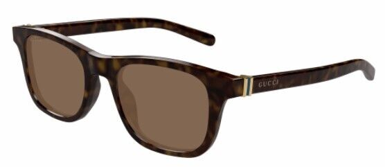 Gucci GG1671S 006 Havana/Brown Soft Square Men's Sunglasses