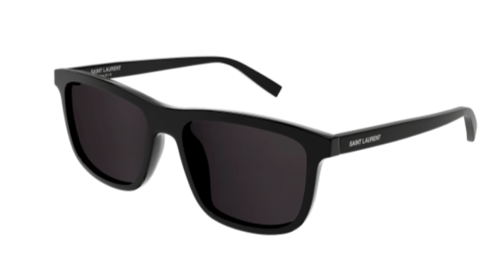 Saint Laurent SL 501 001 Black Square Men's Sunglasses