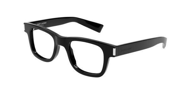 Saint Laurent SL 564 OPT 005 Black Square 49mm Unisex Eyeglasses