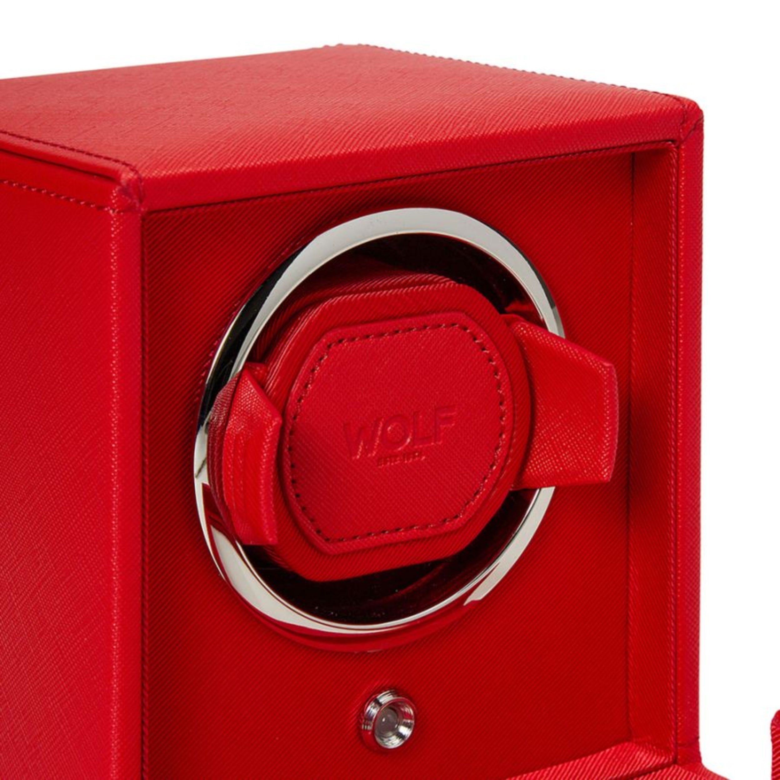 Wolf Cub Single Tutti Frutti Red Watch Winder with Cover 461172