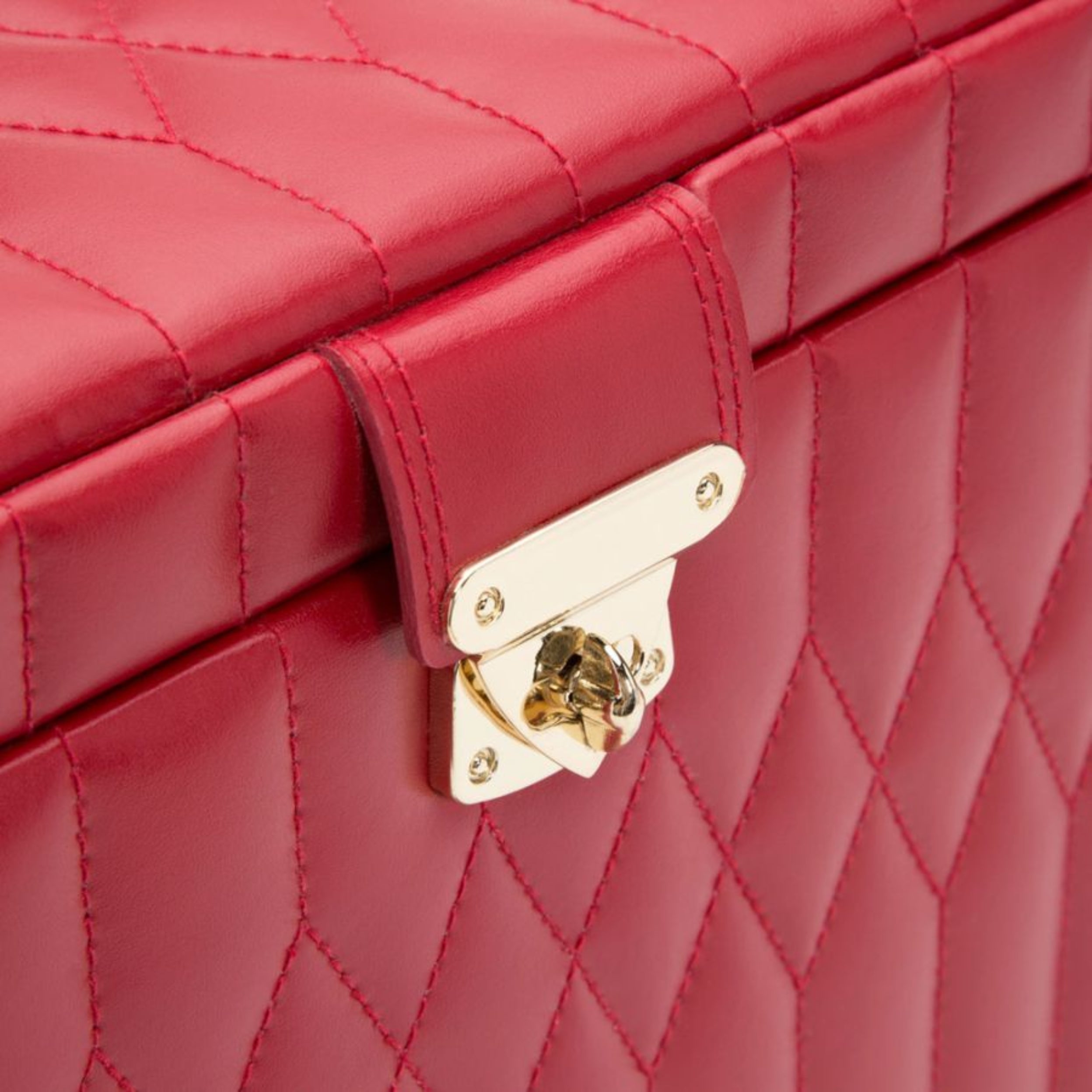 Wolf Caroline Red Extra Large Jewelry Case 329572