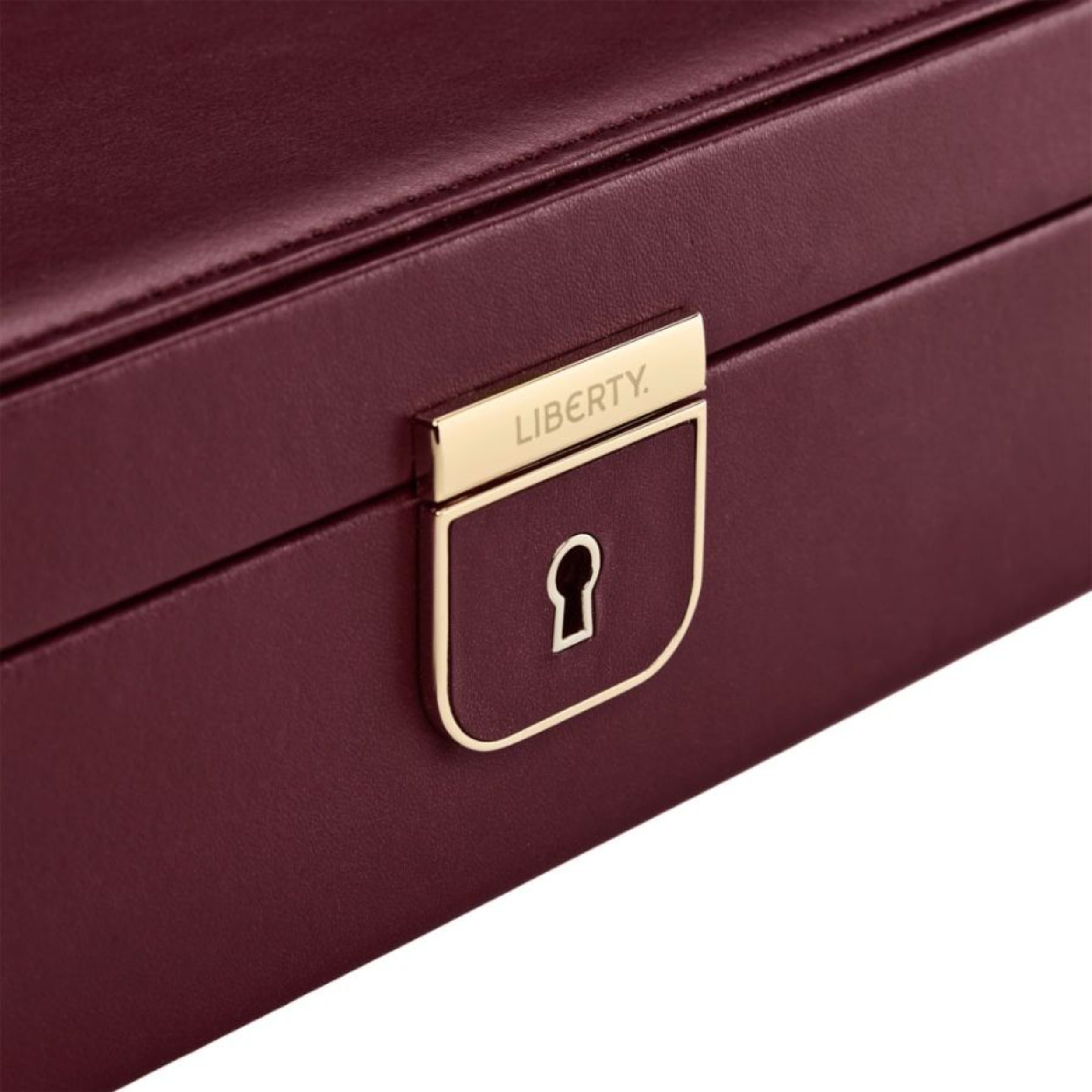 WOLF X LIBERTY Ianthe Medium Jewelry Box - Burgundy 381127