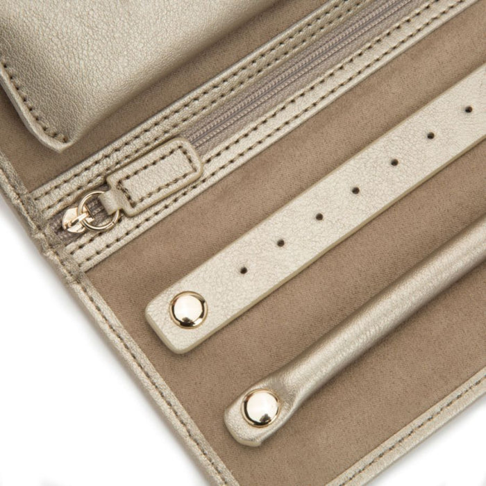 Wolf Palermo Pewter Gold Jewelry Roll 213478