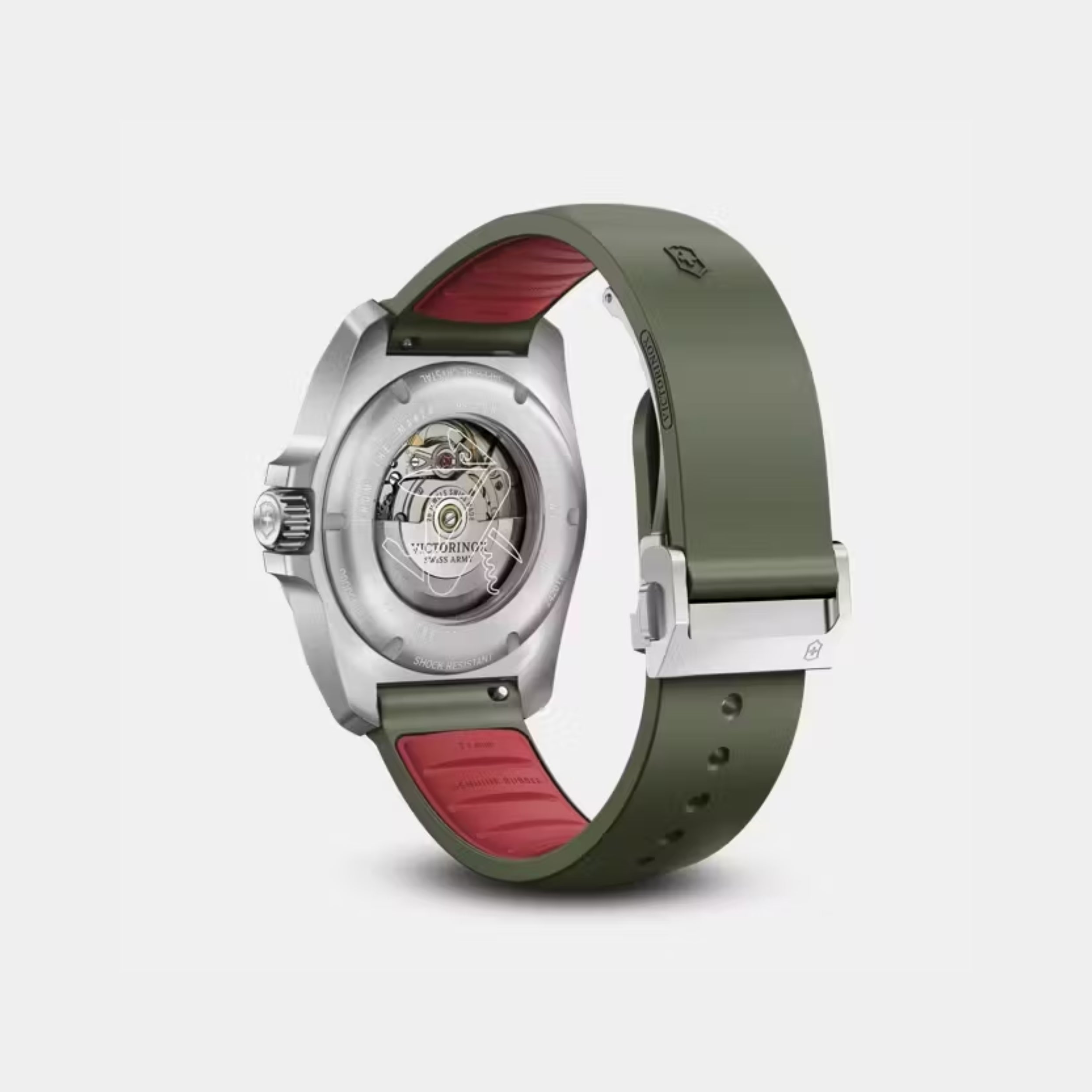 Victorinox I.N.O.X. Automatic Guilloché Green Dial Men's Watch 242017.1