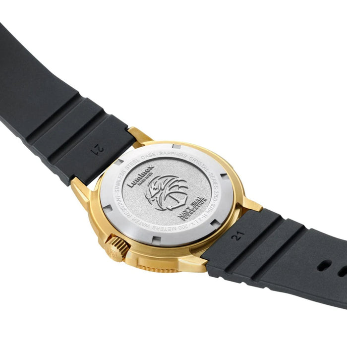 Luminox Navy SEAL Foundation 3220 43mm Military Dive Gold Edition Men's Watch XS.3221.NSF