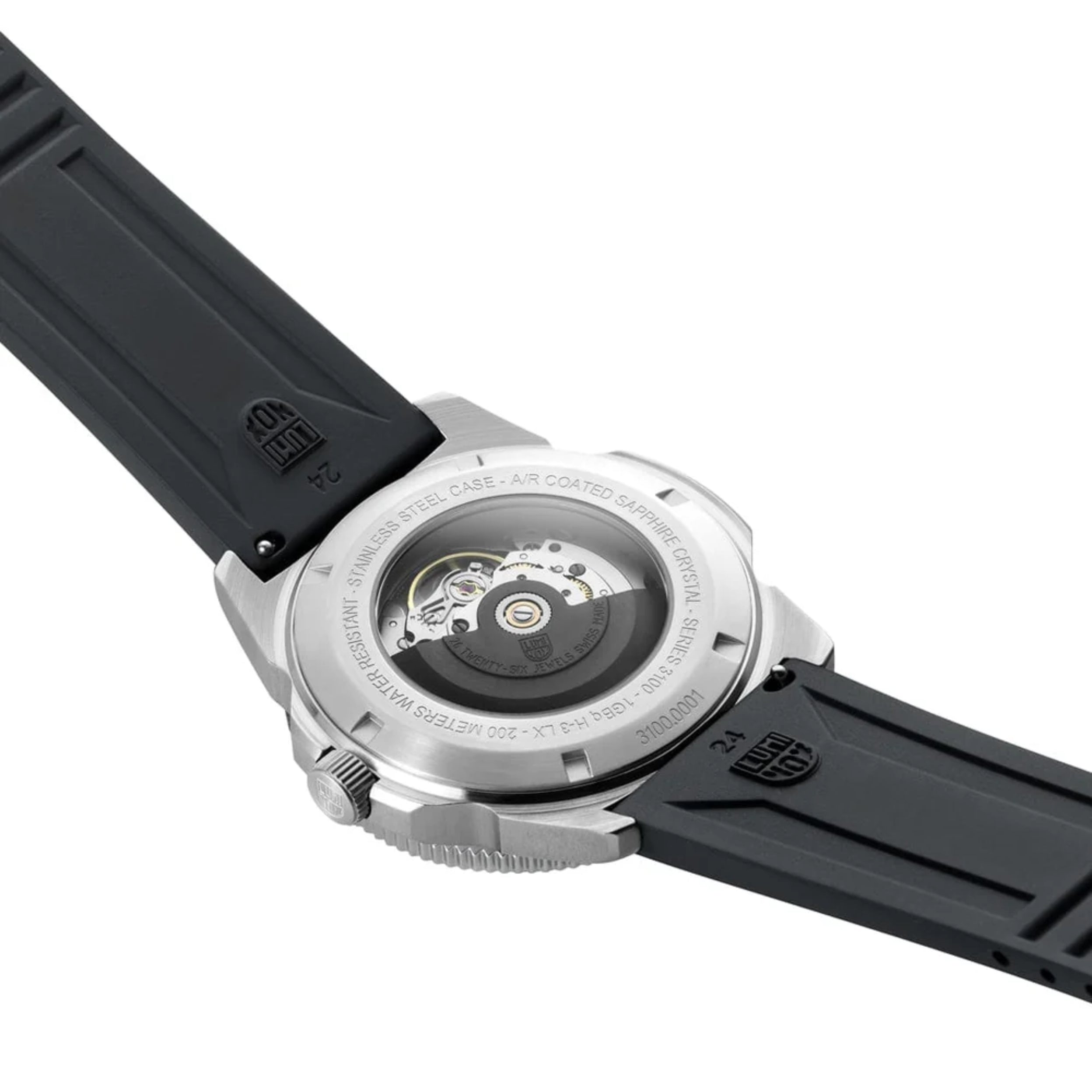 Luminox Pacific Diver 42mm Automatic Midnight Mariner White Textured Dial Men's Watch XS.3101.H