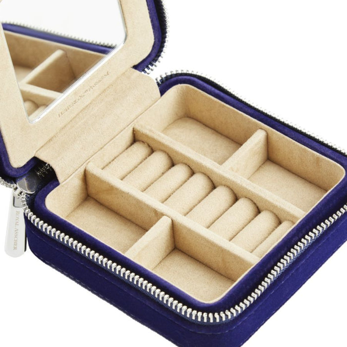 Wolf Blue Royal Asscher Square Jewelry Zip Case 394003