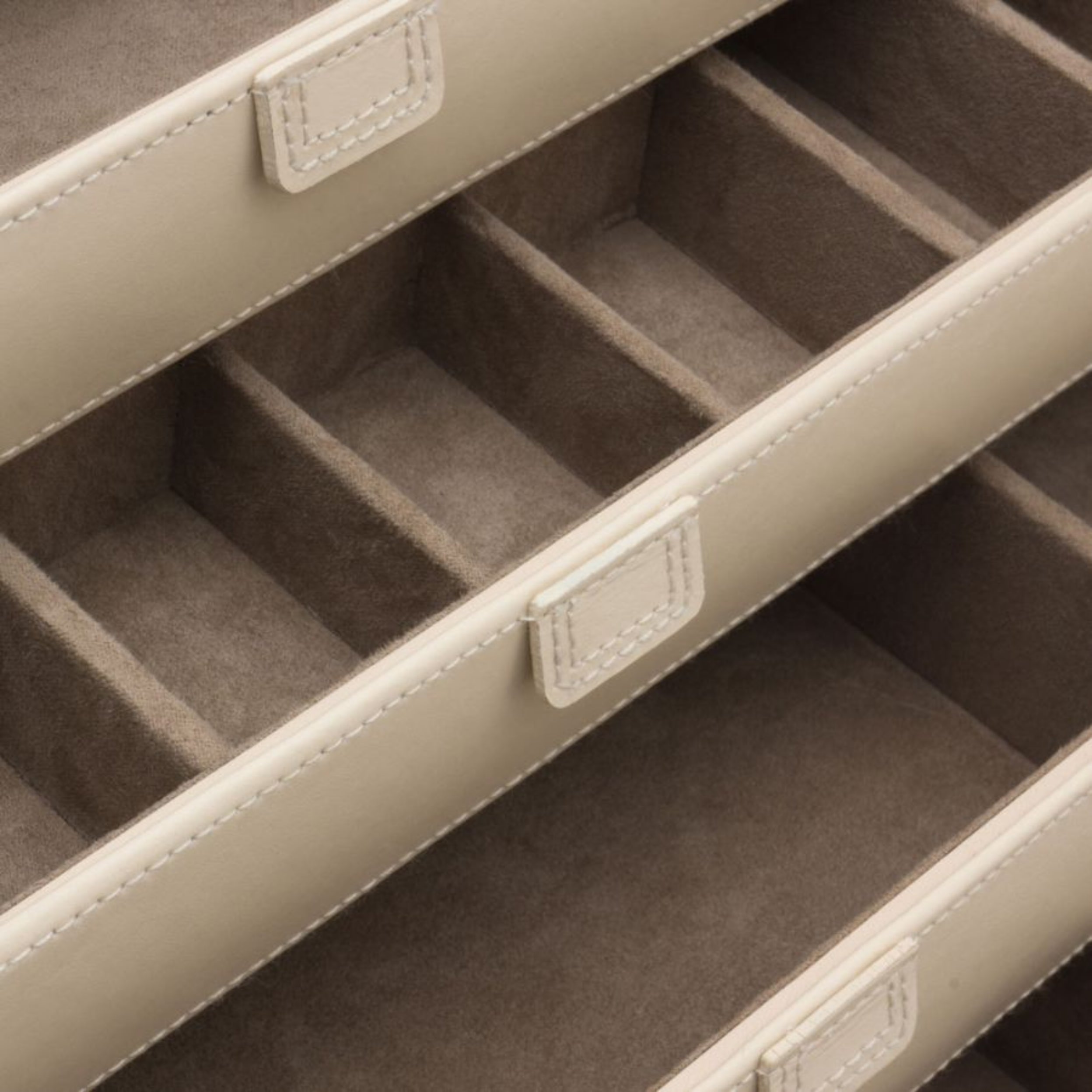 Wolf Caroline Ivory Extra Large Jewelry Case 329553