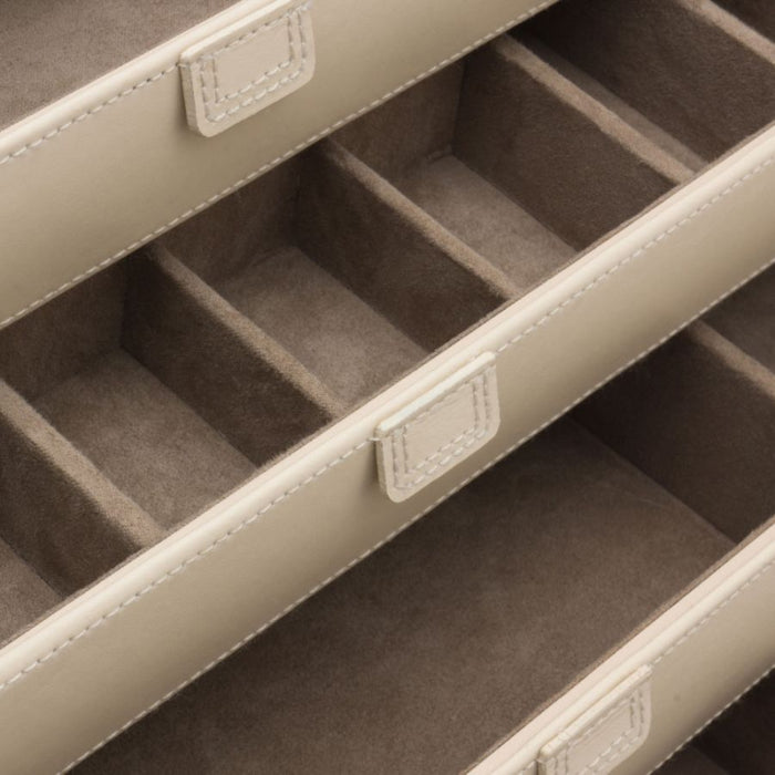 Wolf Caroline Ivory Extra Large Jewelry Case 329553