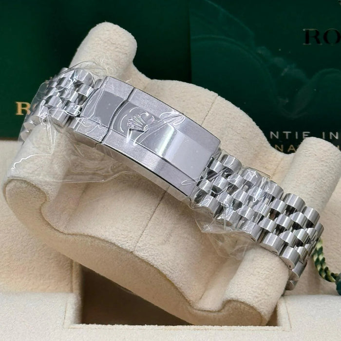 Rolex Datejust 41mm Fluted Bezel Green Index Dial Jubilee New 2025 - 126334