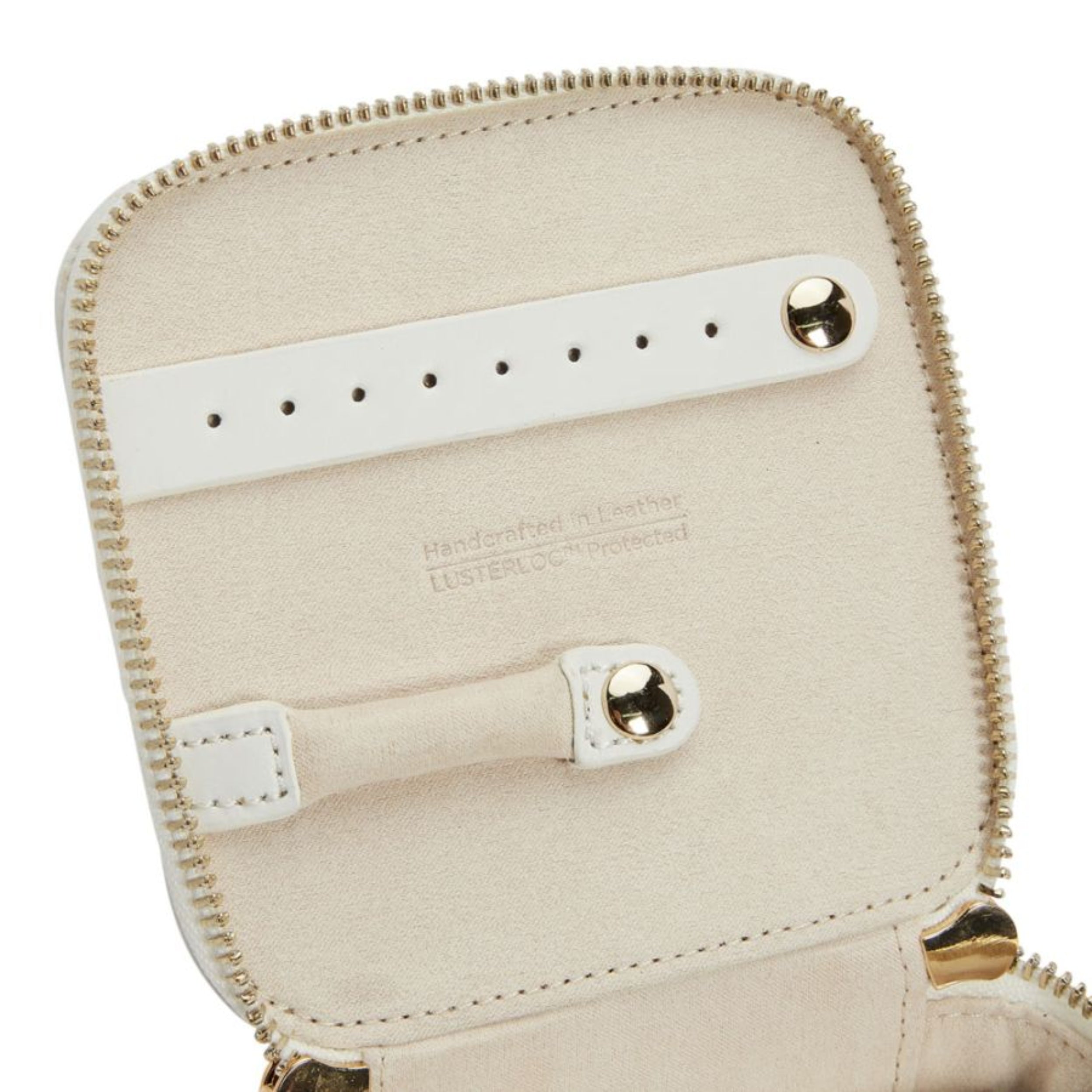 Wolf Maria White Zip Jewelry Cube 766553