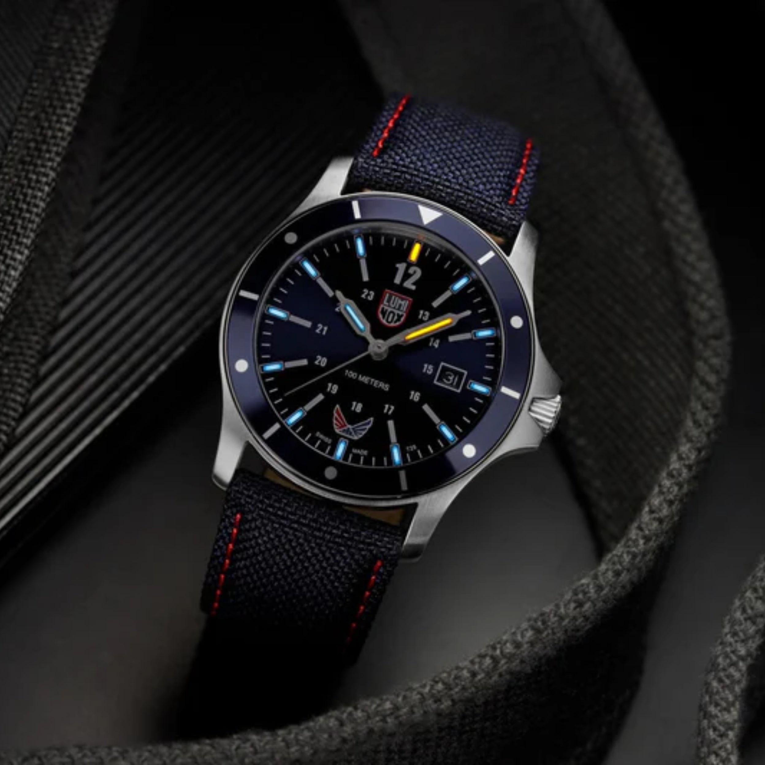 Luminox Volition America Blue Valor Dress 42 mm Men's Watch XS.0913.VOL