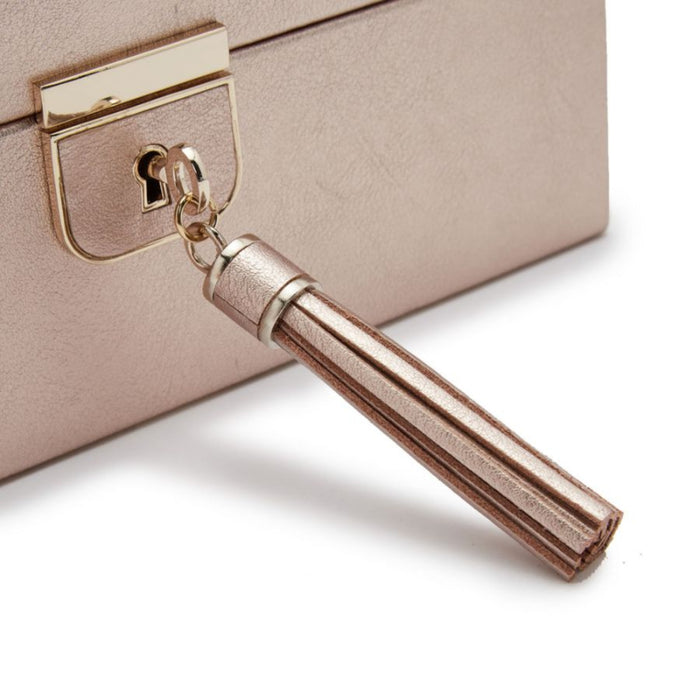 Wolf Palermo 6 Piece Rose Gold Leather Watch Box 213816