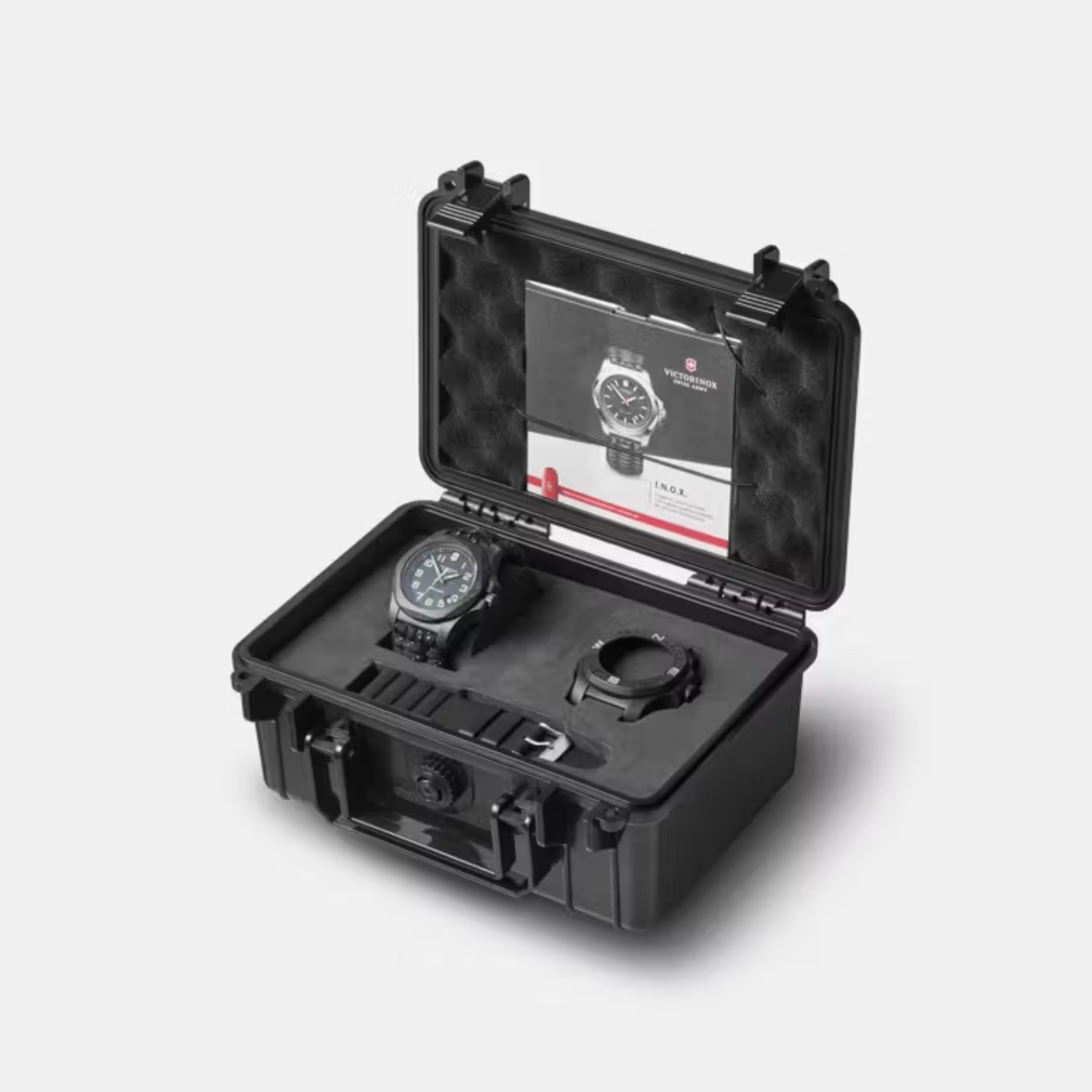 Victorinox I.N.O.X. Carbon Matt Black Dial With Paracord Strap Men's Watch 241859