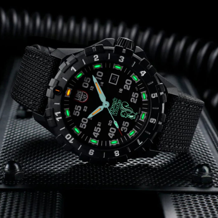 Luminox F-117 NIGHTHAWK® 6440 Heritage 44 mm Pilot Black Dial Men's Watch XA.6442.H