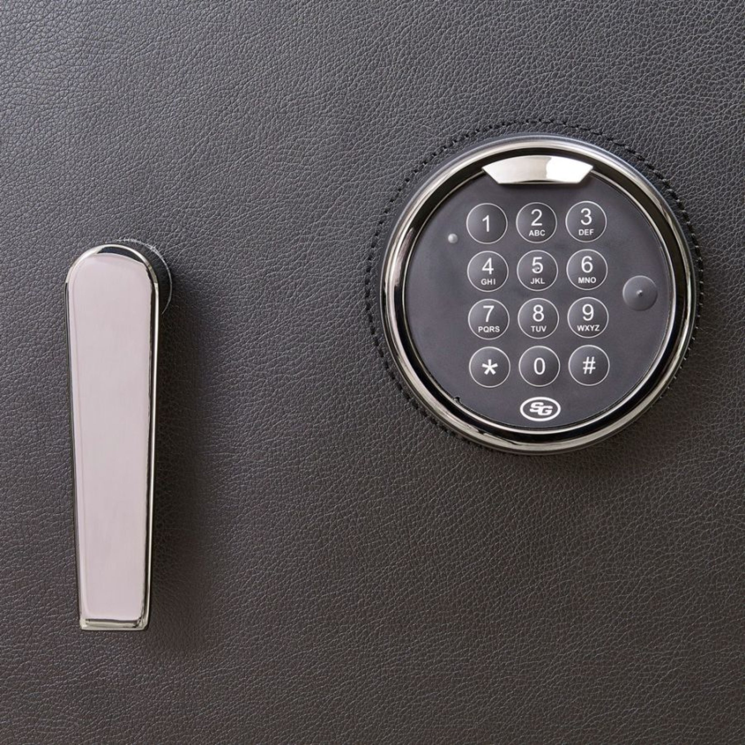 Wolf Athos Black Vegan Leather 4 Piece Watch Winder and Jewelry Safe 4900403