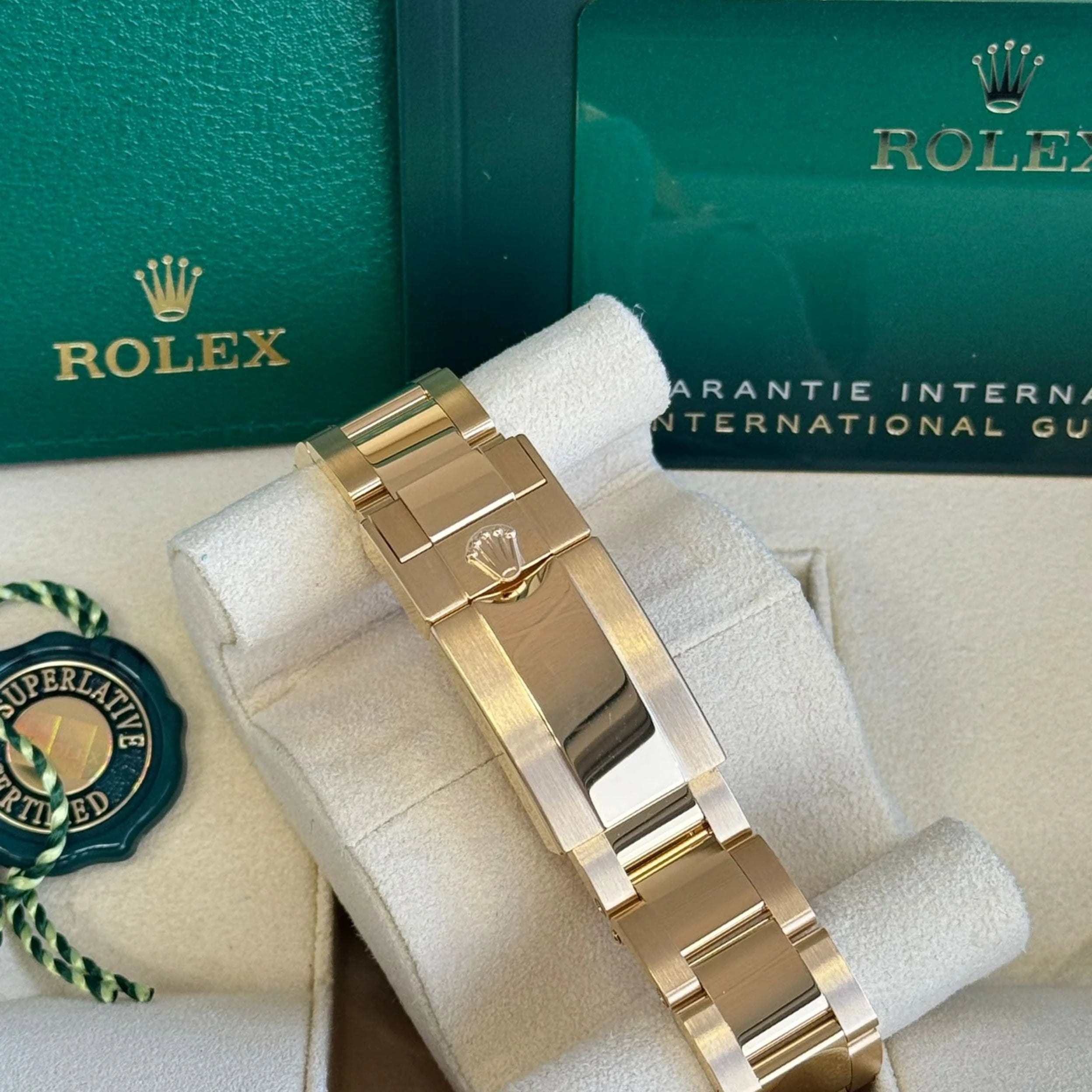 Rolex Cosmograph Daytona 40mm Yellow Gold Black Diamond Dial New 2025 - 126508