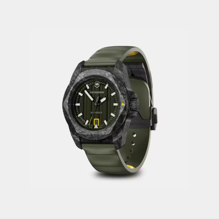 Victorinox I.N.O.X. Automatic Matt Green Dial With Titanium Caseback Men's Watch 242021.1