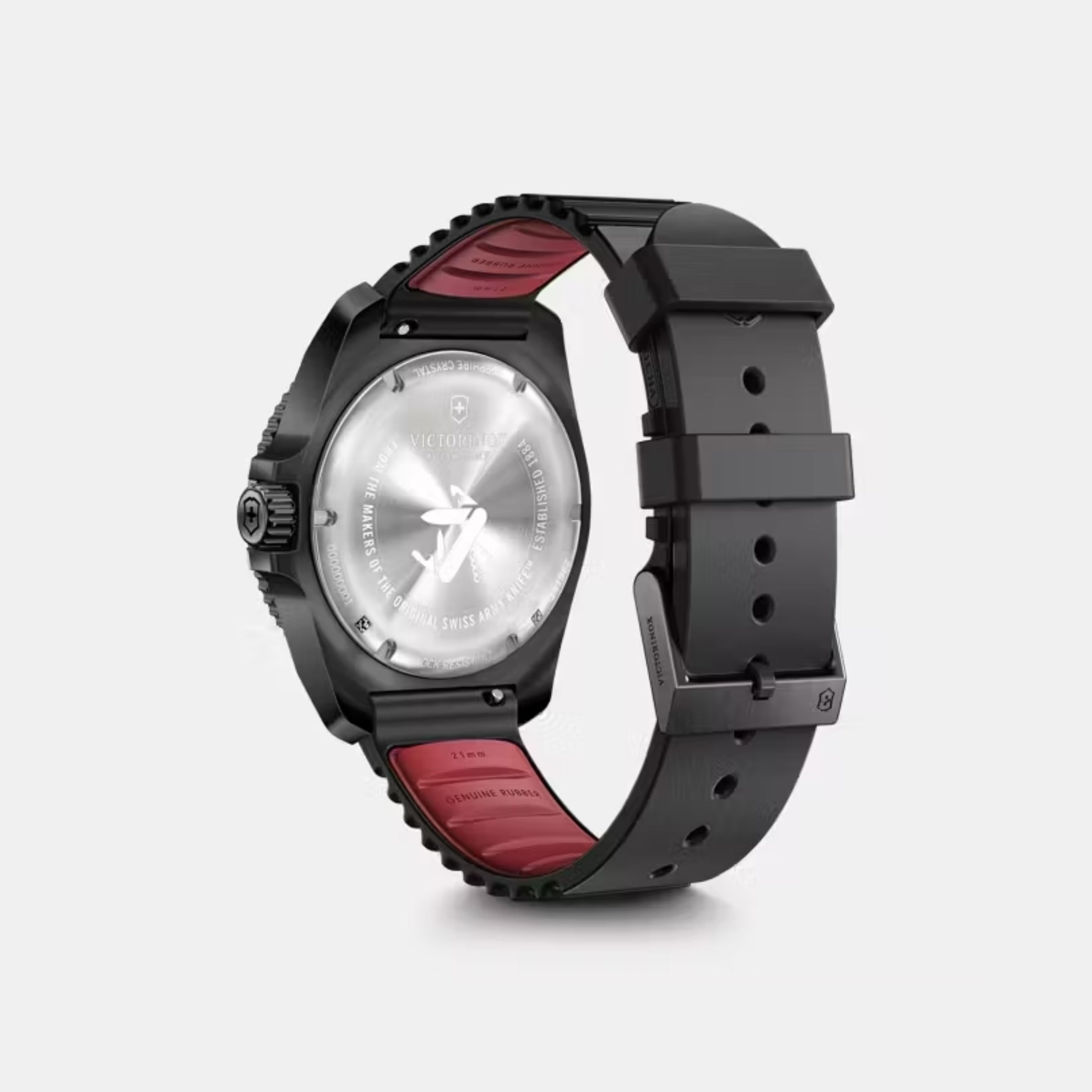 Victorinox Journey 1884 Grainy Black Dial Quartz Men's Watch 241982