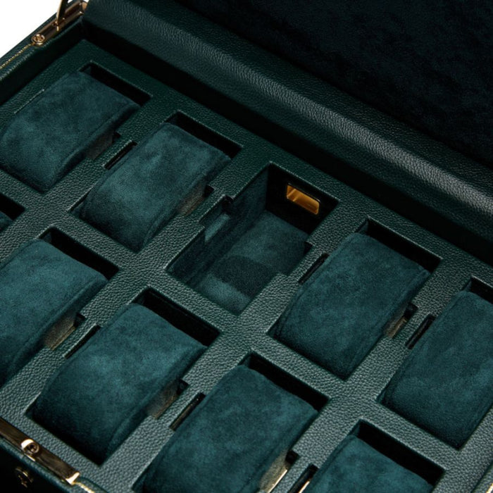 Wolf British Racing 10 Piece Green Watch Box 792741