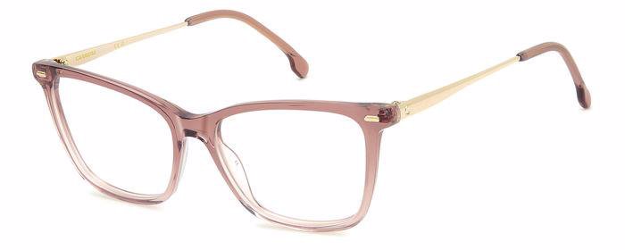 Carrera 3024 DLN Nude Beige Rectangular Women's Eyeglasses