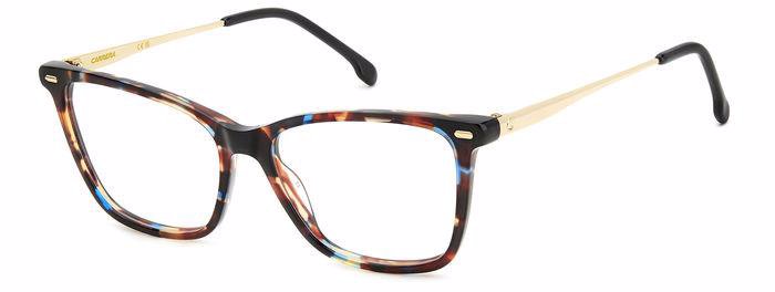 Carrera 3024 JBW Blue Havana Rectangular Women's Eyeglasses