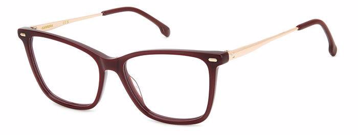 Carrera 3024 LHF Burgundy Rectangular Women's Eyeglasses