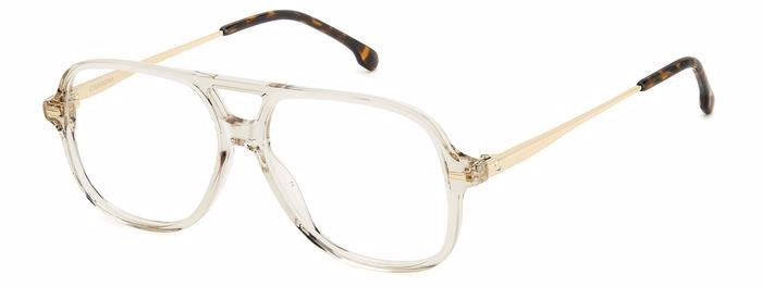 Carrera 3023 10A Beige Square Double Bridge Women's Eyeglasses