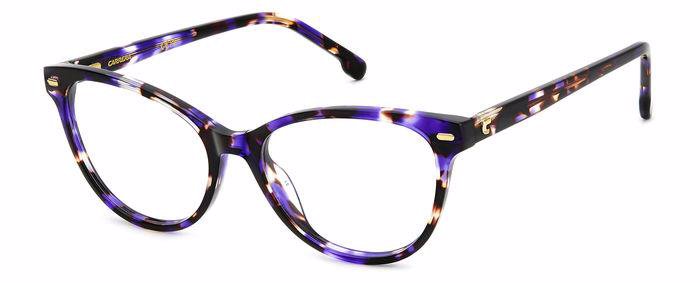 Carrera 3020 HKZ VLT Havana Violet Cat Eye Women's Eyeglasses