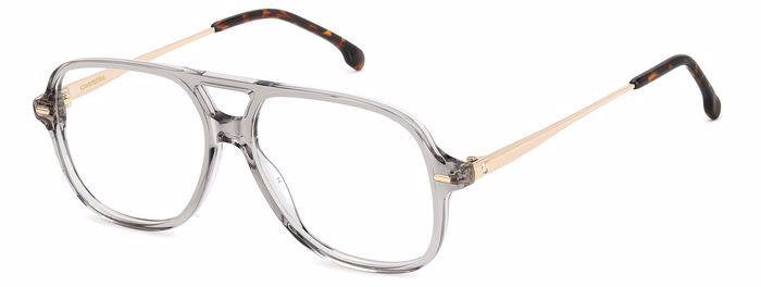 Carrera 3023 KB7 Grey Square Double Bridge Women's Eyeglasses