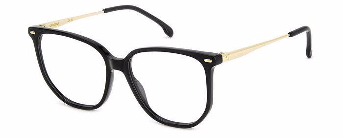 Carrera 3025 807 Black Geometrical Women's Eyeglasses