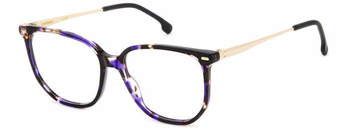 Carrera 3025 HKZ Violet Havana Geometrical Women's Eyeglasses