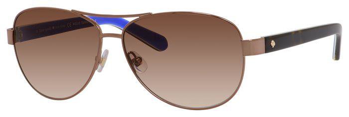 Kate Spade Dalia2/S P40B1 Brown Pilot Women's Sunglasses