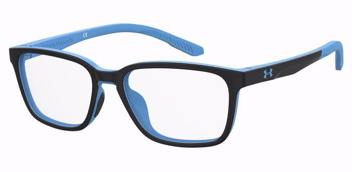 Under Armour UA 9010 D51 BLK BLUE B Rectangular Unisex Teen Eyeglasses