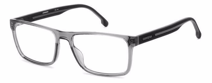 Carrera 8885 R6S Grey Black G Rectangular Men's Eyeglasses