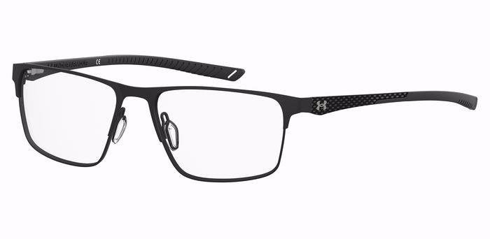Under Armour UA 5050/G Men’s Rectangular Full Rim Eyeglasses Frames – 003 Matte Black
