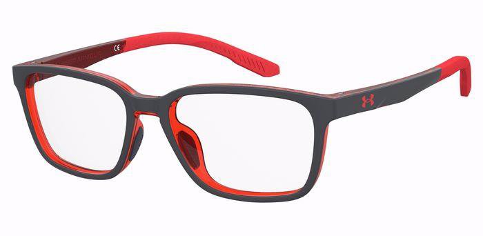 Under Armour UA 9010 8LE GRY CORAL Eyeglasses Frames Rectangular Optical Glasses