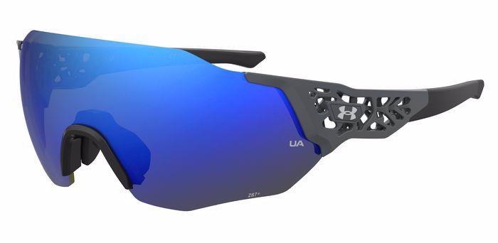 Under Armour UA Next Level R6SW1 Grey Black Rimless Mask Sunglasses