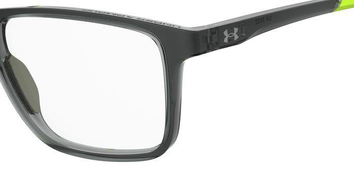 Under Armour UA 5022 Men’s Rectangular Full Rim Eyeglasses Frames – 0OX Crystal Green