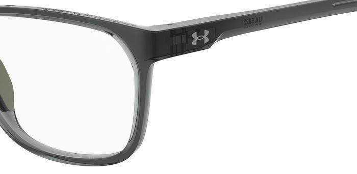 Under Armour UA 5023 Men’s Rectangular Full Rim Eyeglasses Frames – 0OX Crystal Green