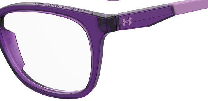Under Armour UA 9005 141 CRY VLT Eyeglasses Frames Rectangular Optical Glasses