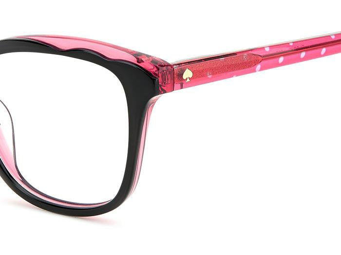 Kate Spade Elodie 807 Black Rectangular Girl's Eyeglasses