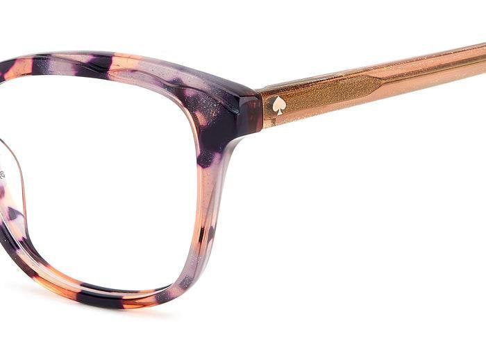 Kate Spade Elodie HT8 Pink Havana Rectangular Girl's Eyeglasses