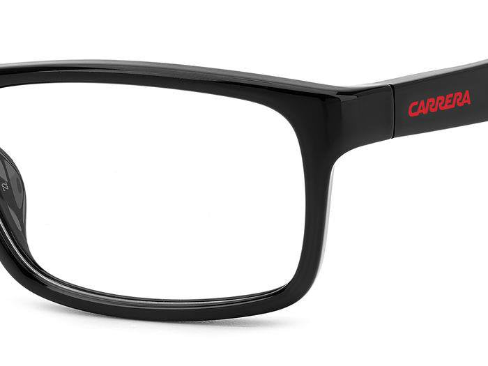 Carrera Ducati Carduc 016 OIT Black Red Rectangular Men's Eyeglasses