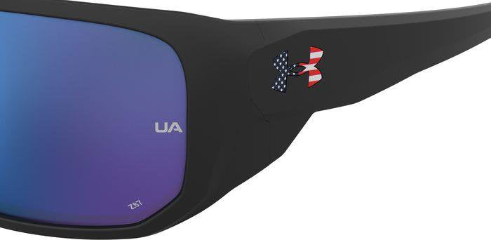 Under Armour UA ATTACK 2 SDKW1 BK MULTIC Rectangular Men's Sunglasses
