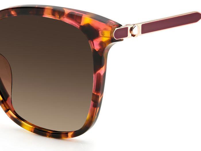 Kate Spade Dalila/S 086HA Havana Rectangular Women's Sunglasses
