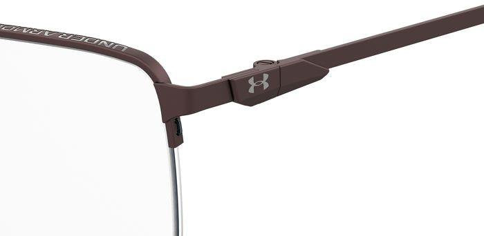 Under Armour UA 5016/G Men’s Rectangular Half Rim Eyeglasses Frames – 09Q Brown